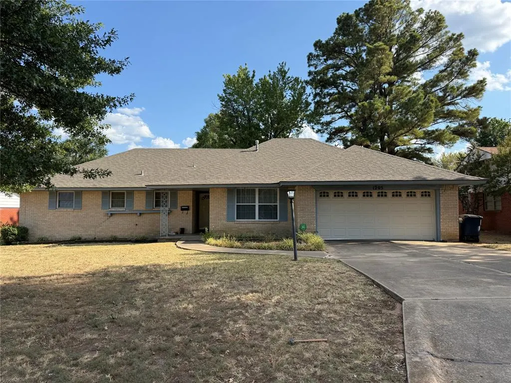 Front exterior — 1205 Charles Drive, Shawnee, OK 74804