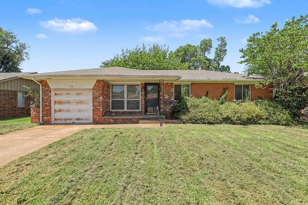 Front exterior — 713 Hedge Drive, Oklahoma City, OK 73110