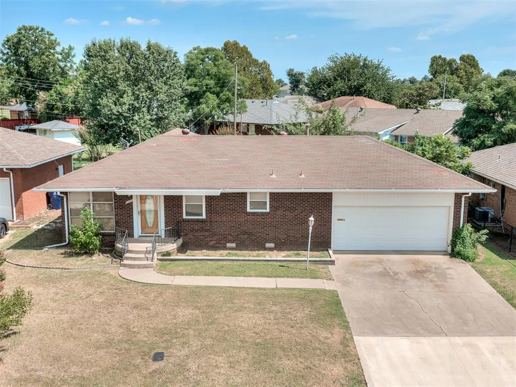 Front exterior — 1326 James Drive, Oklahoma City, OK 73119