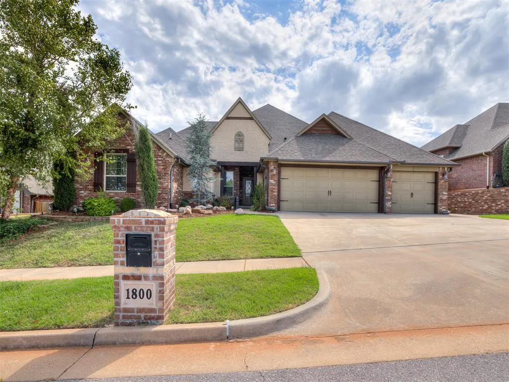 Front exterior — 1800 NW 198th Street, Edmond, OK 73012