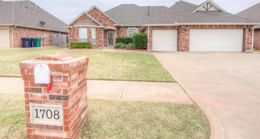 Front exterior — 1708 NW 182nd Drive, Edmond, OK 73012