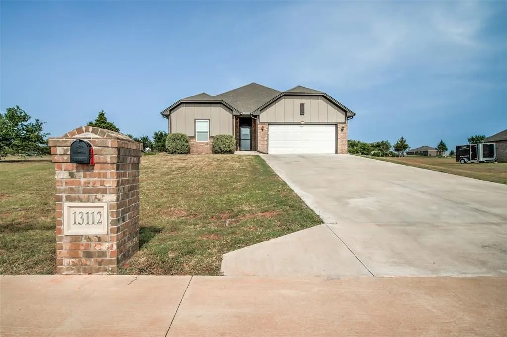 Front exterior — 13112 Huntington Drive, Edmond, OK 73025
