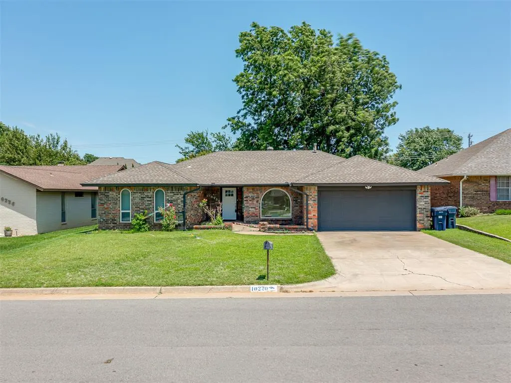 Front exterior — 10220 Little Pond Drive, Oklahoma City, OK 73162