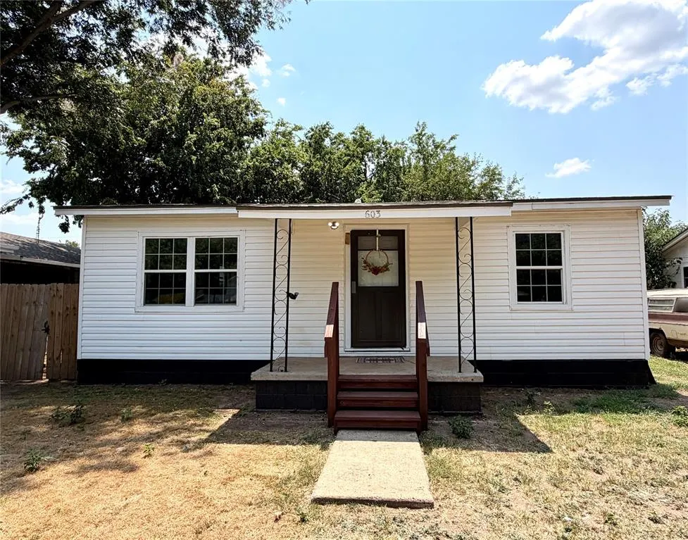 Front exterior — 603 NW Pontotoc Street, Minco, OK 73059