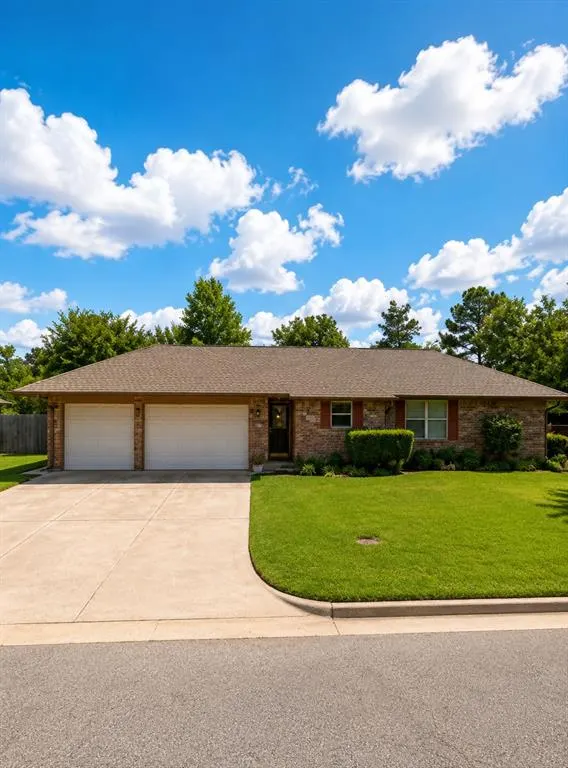 Front exterior — 6908 Talbot Court, Oklahoma City, OK 73162
