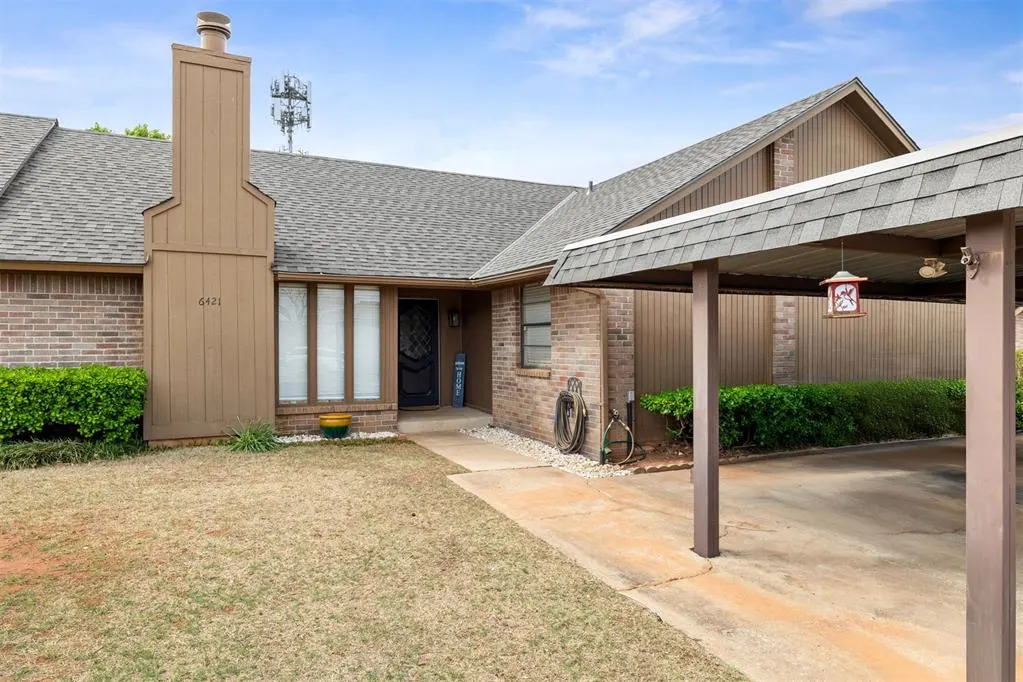 Front exterior — 6421 Lyrewood Terrace, Oklahoma City, OK 73132
