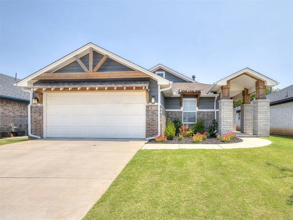 Front exterior — 18816 Caballero Drive, Edmond, OK 73012