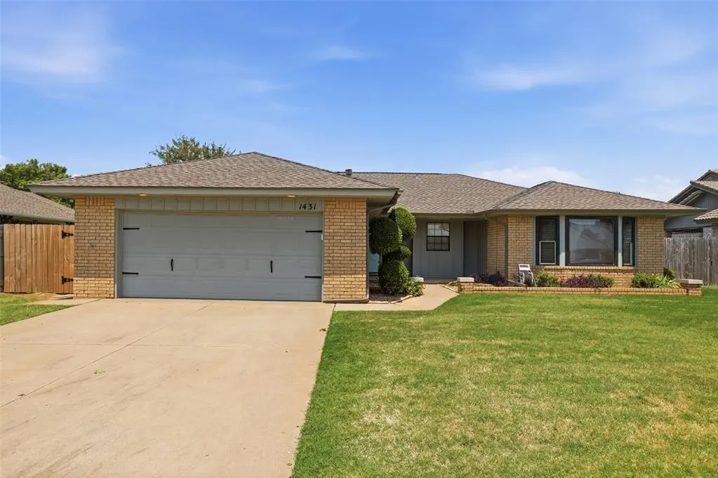 Front exterior — 1431 Pickford Lane, Oklahoma City, OK 73159