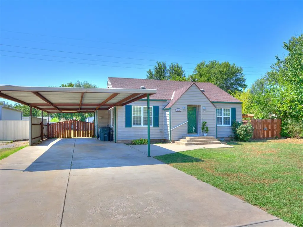 Front exterior — 4108 E Fairview Drive, Oklahoma City, OK 73115