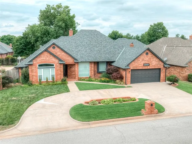 Front exterior — 12233 Rivendell Drive, Oklahoma City, OK 73170