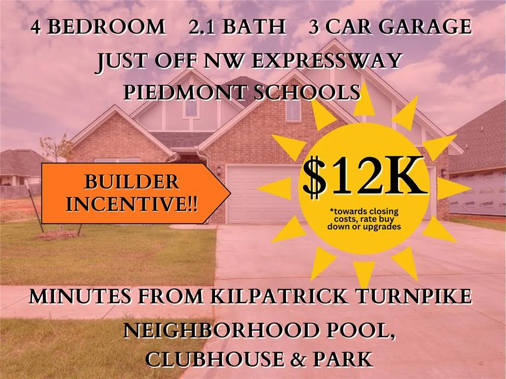 Front exterior — 14313 Village Trail, Piedmont, OK 73078
