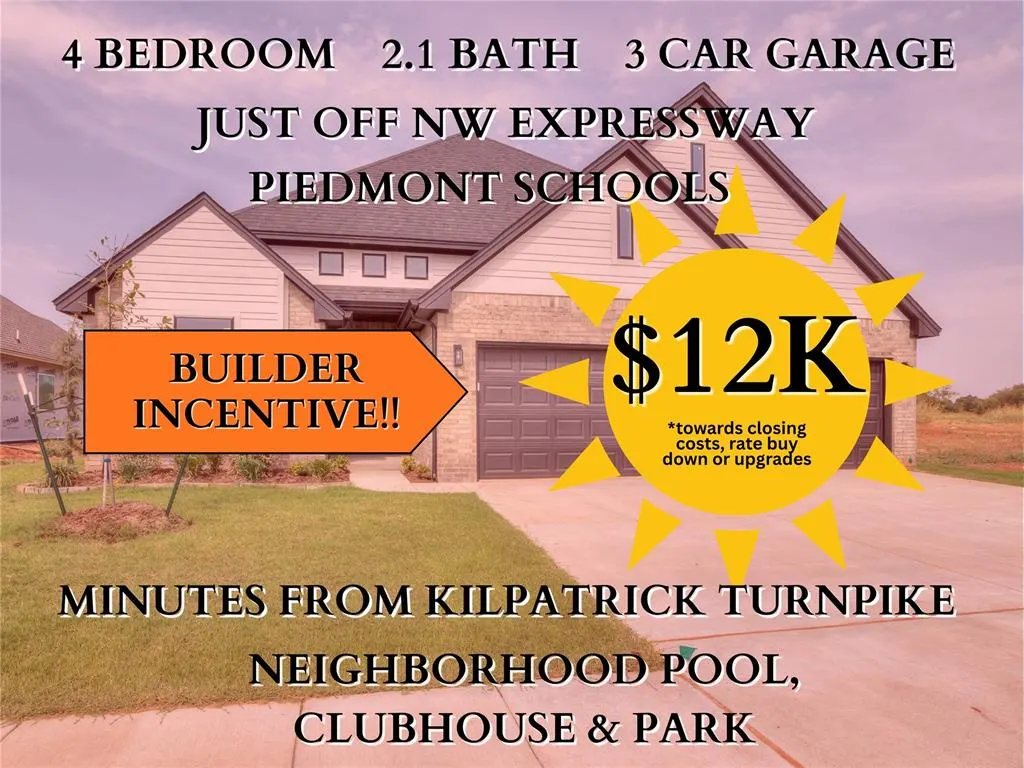 Front exterior — 14401 Village Trail, Piedmont, OK 73078