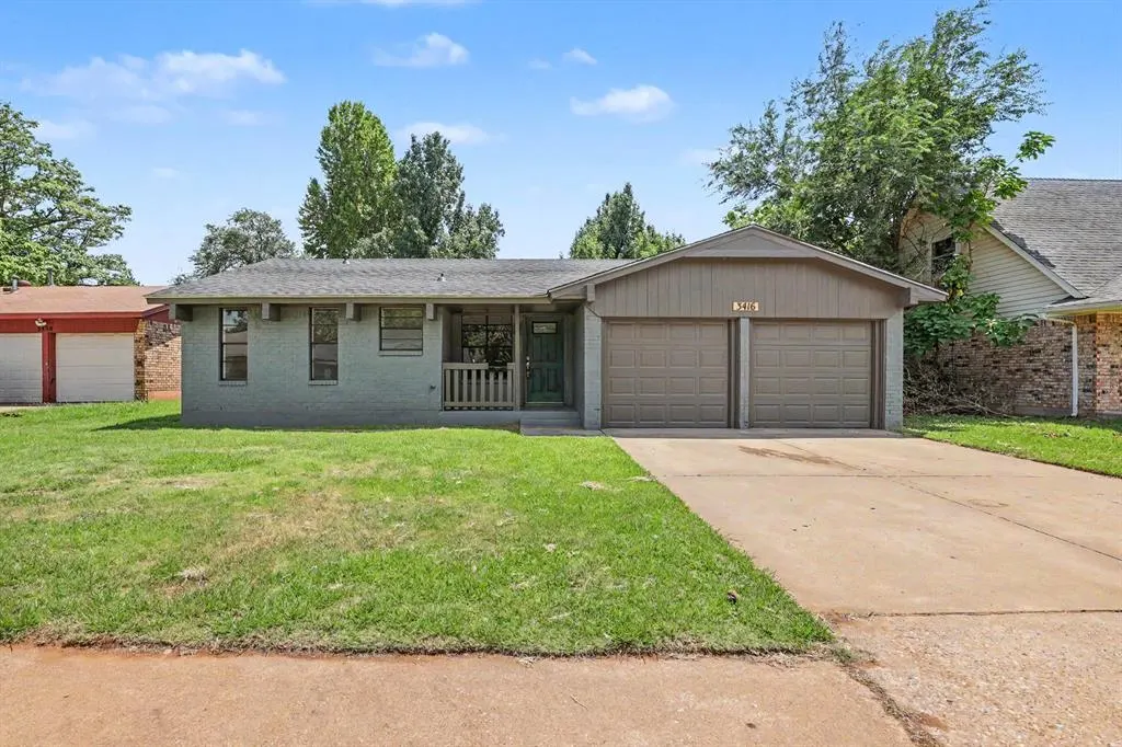 Front exterior — 3416 Hillside Drive, Del City, OK 73115