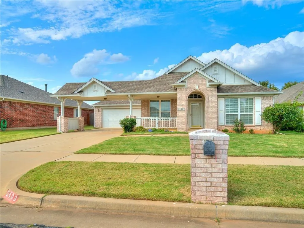 Front exterior — 2409 NW 161st Terrace, Edmond, OK 73013