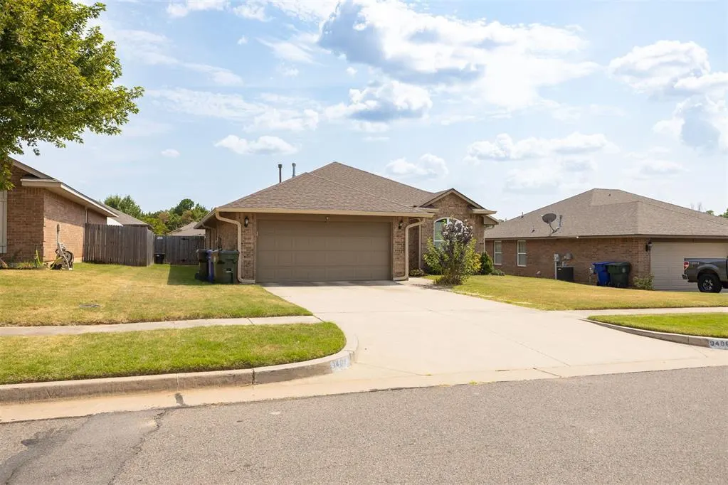 Front exterior — 9408 Pear Street, Oklahoma City, OK 73130