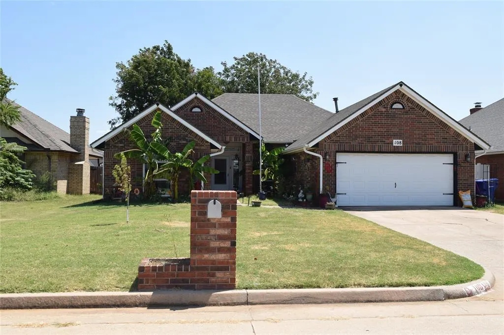Front exterior — 108 Remington Avenue, Midwest City, OK 73130
