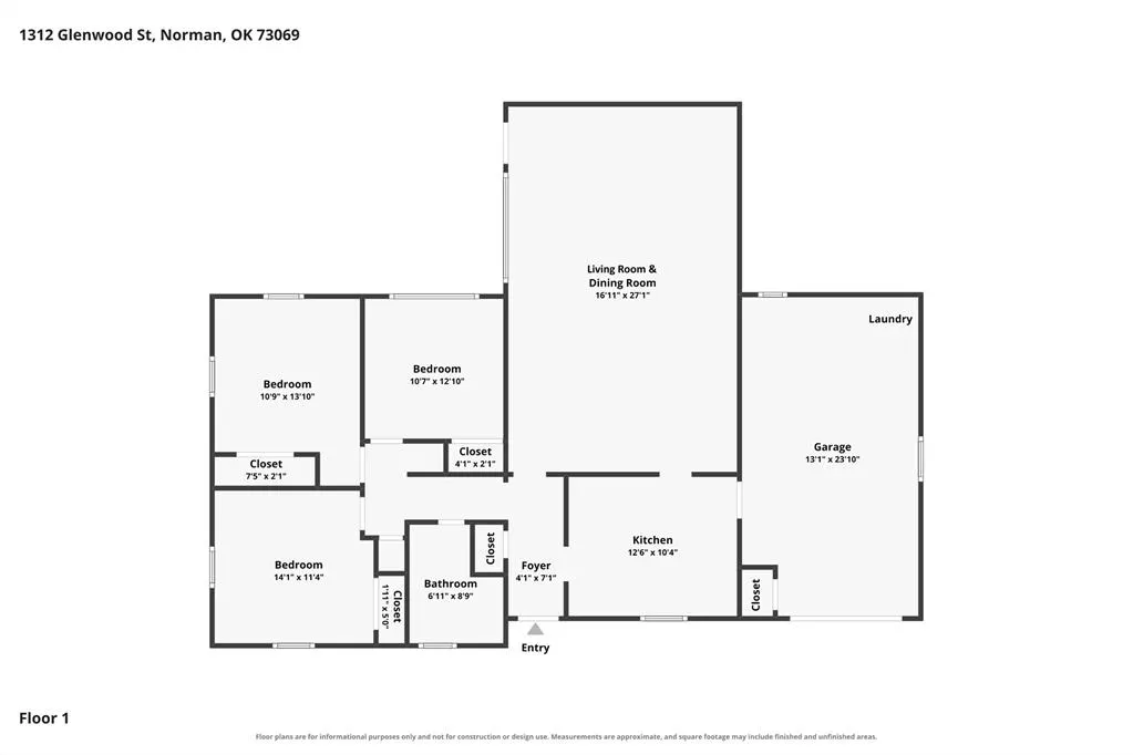 Photo 3 — 1312 Glenwood Street, Norman, OK 73069