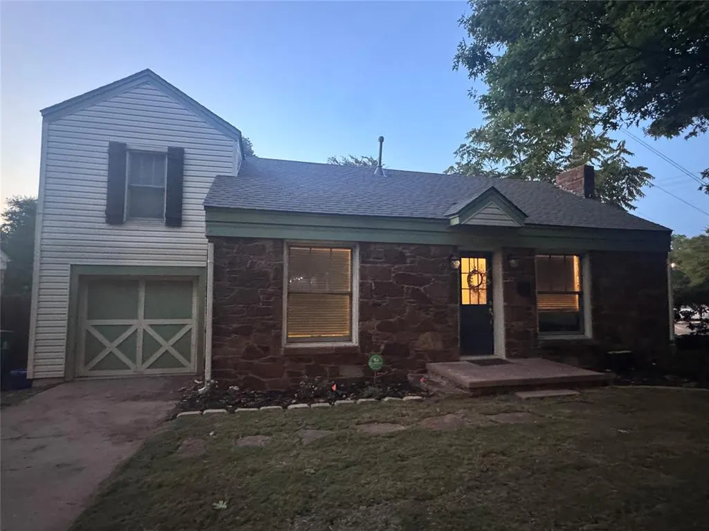 Front exterior — 1101 Lombardy Road, Oklahoma City, OK 73118