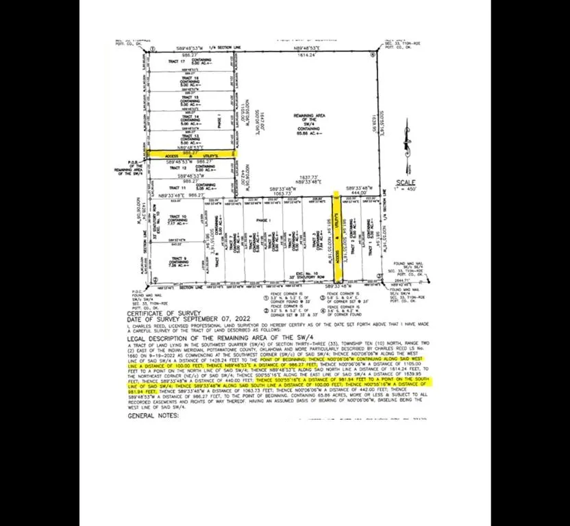Photo 2 — TRACT 4 WACO Road, Bethel, OK 74851