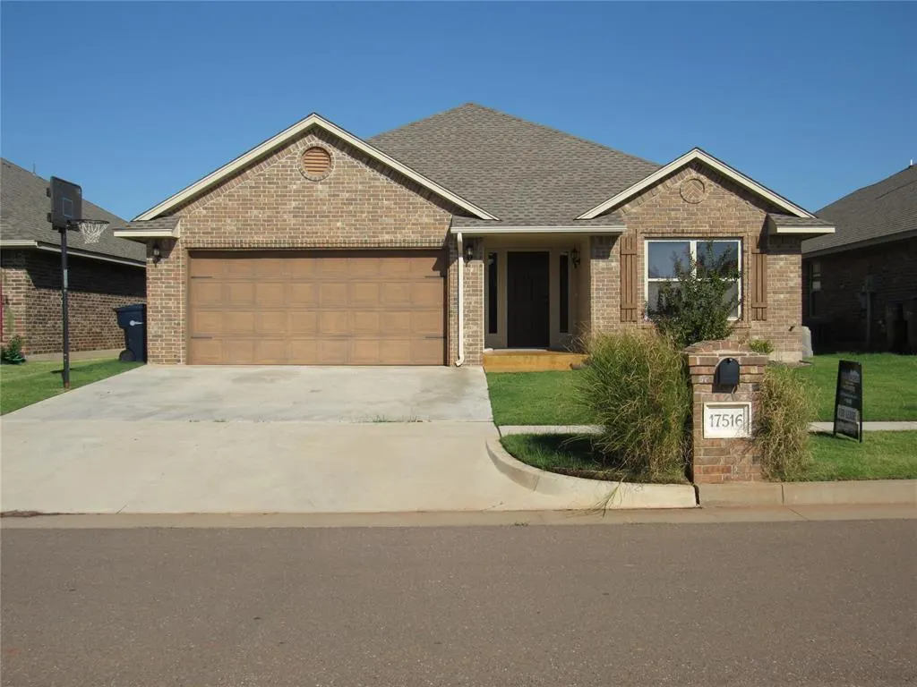 Front exterior — 17516 Black Hawk Drive, Edmond, OK 73012