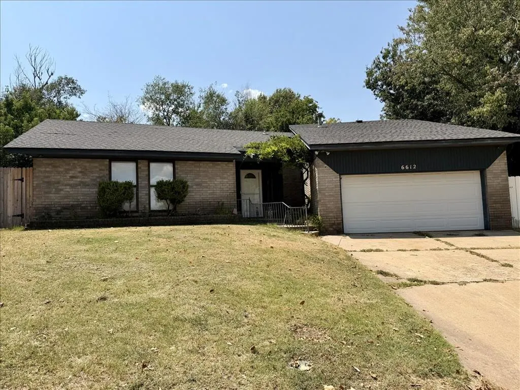 Front exterior — 6612 Crow Circle, Oklahoma City, OK 73132