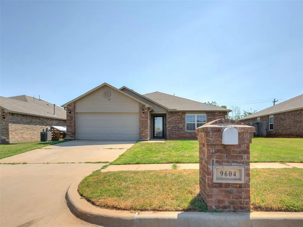 Front exterior — 9604 Kindsey Avenue, Oklahoma City, OK 73160