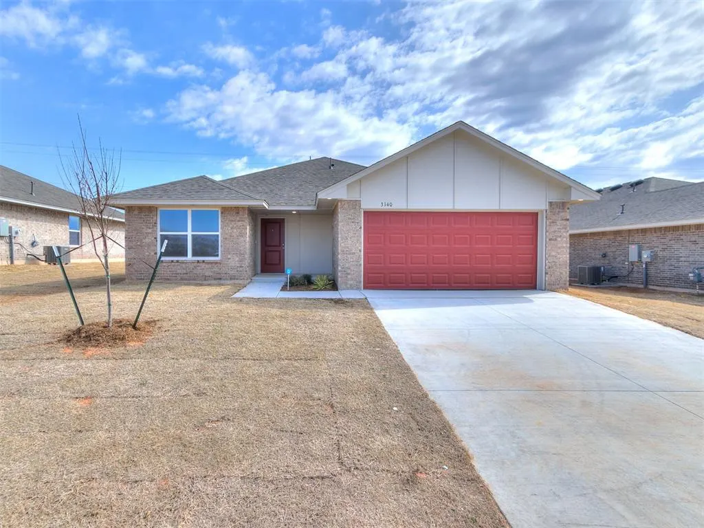 Front exterior — 3140 Pennington Street, Harrah, OK 73045