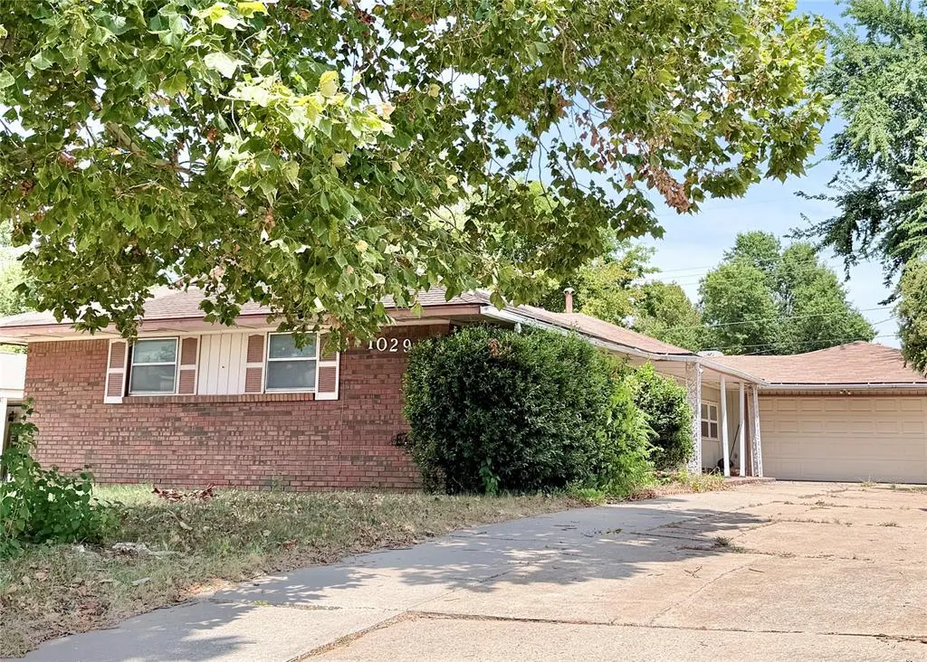 Front exterior — 1029 W Peebly Drive, Oklahoma City, OK 73110