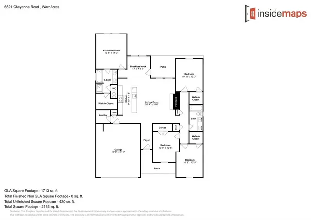 Photo 3 — 5521 Cheyenne Road, Warr Acres, OK 73132