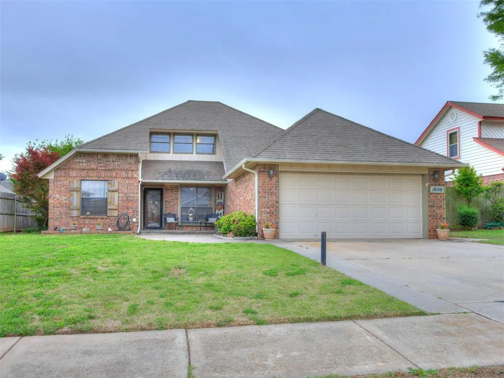 Front exterior — 1808 SE 15th Street, Moore, OK 73160