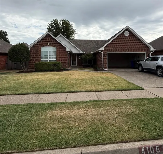 Front exterior — 4108 Mayfair Drive, Norman, OK 73072