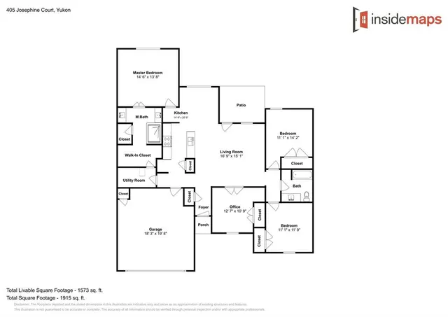 Photo 3 — 405 Josephine Court, Yukon, OK 73099