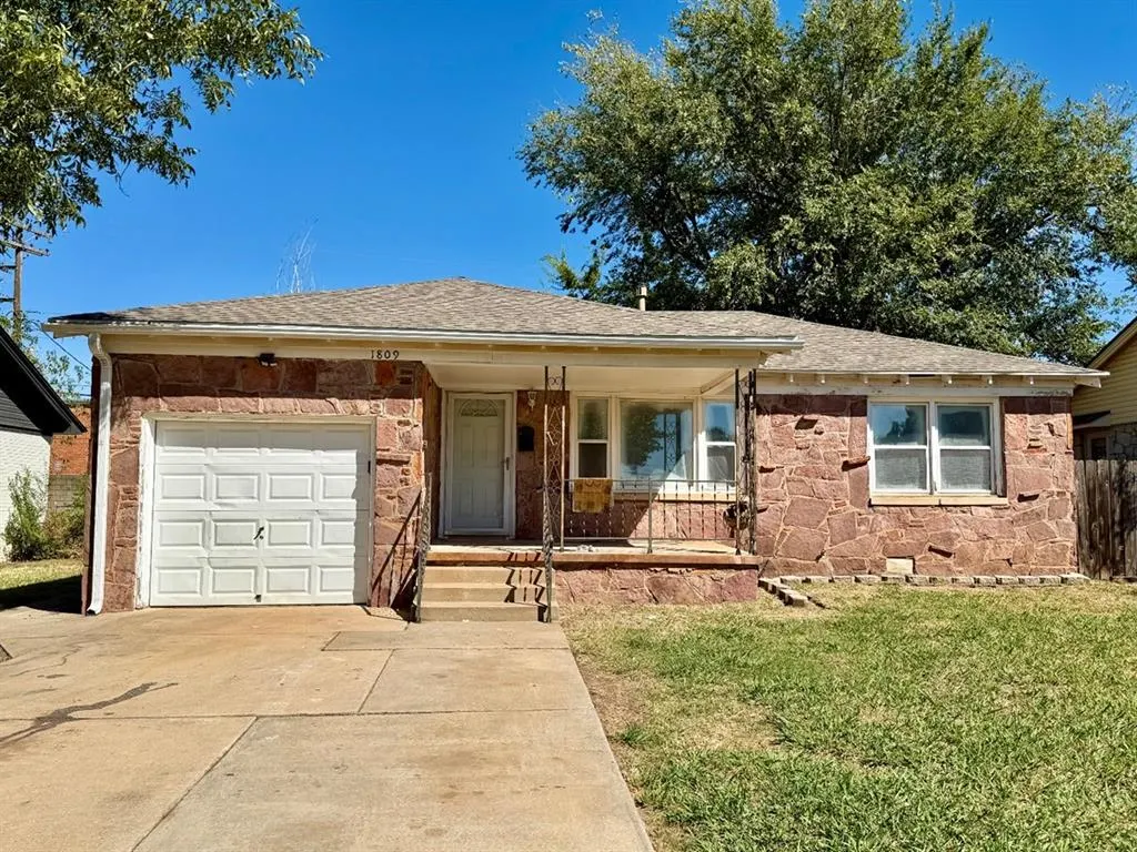 Front exterior — 1809 Oxford Way, Oklahoma City, OK 73120