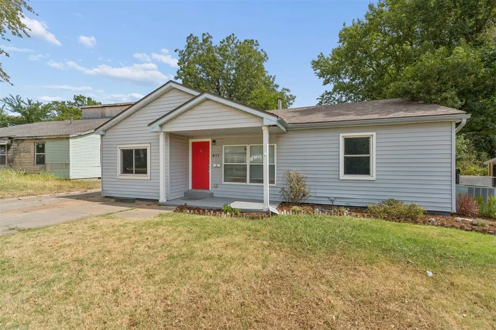 Front exterior — 411 Russell Drive, Oklahoma City, OK 73110