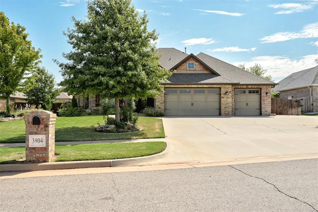 Front exterior — 3904 Bridge Wood Lane, Oklahoma City, OK 73179