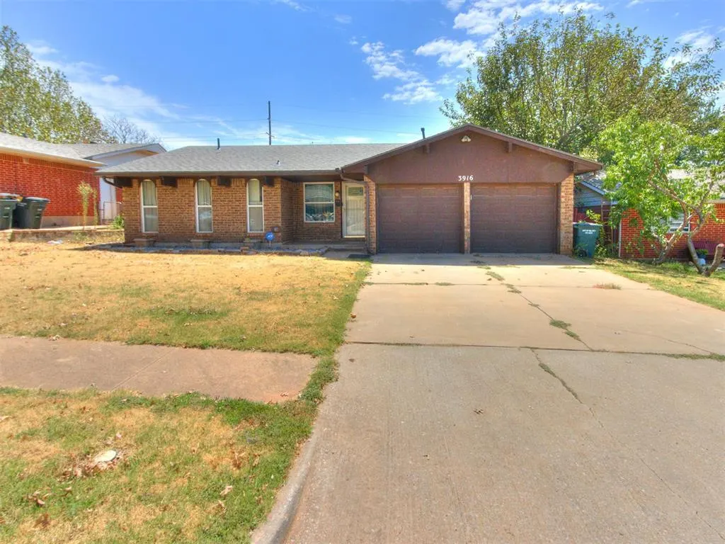 Front exterior — 3916 Dentwood Terrace, Oklahoma City, OK 73115