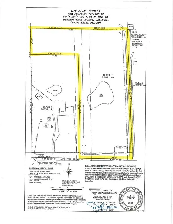 Photo 2 — 000 Hazel Dell 8 Acres Road, Shawnee, OK 74855