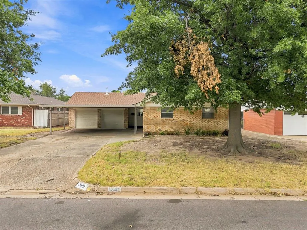 Front exterior — 2601 SW 63rd Place, Oklahoma City, OK 73159