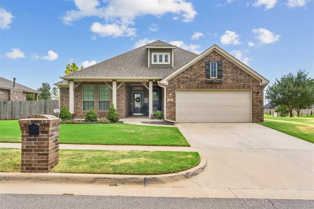 Front exterior — 1640 SW 159th Street, Oklahoma City, OK 73170