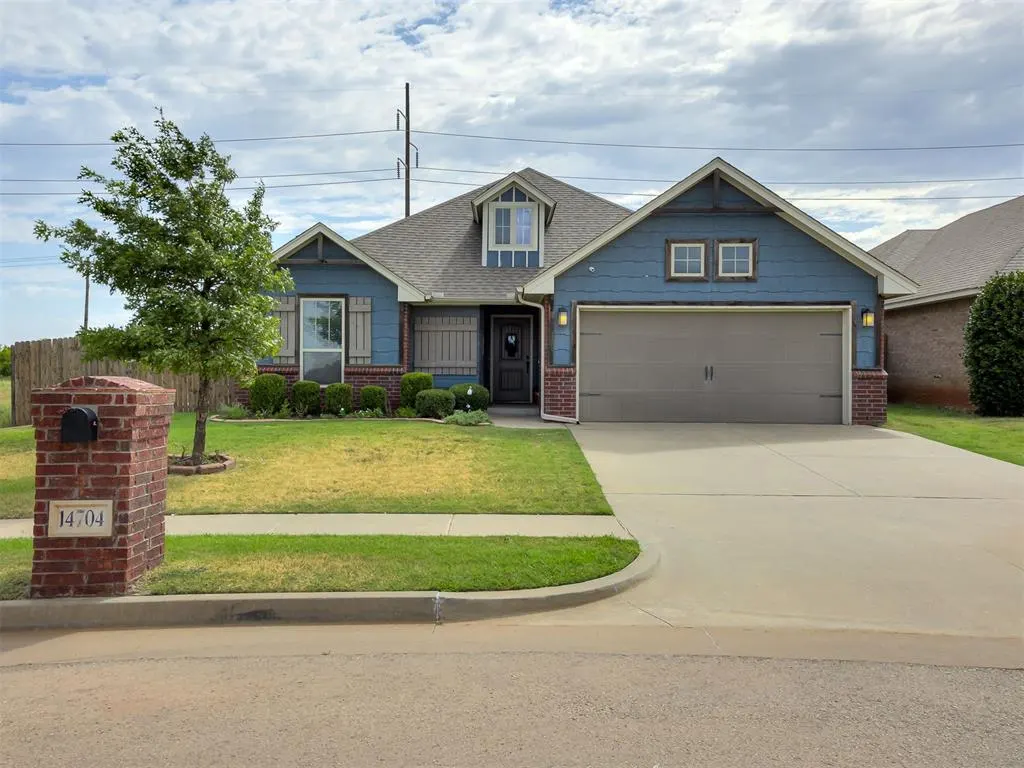 Front exterior — 14704 Brinklee Way, Oklahoma City, OK 73142
