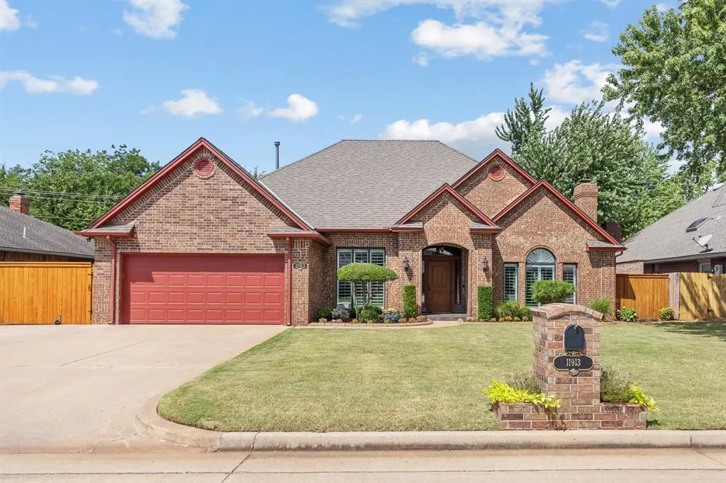 Front exterior — 11913 Chelsea Chase, Oklahoma City, OK 73170