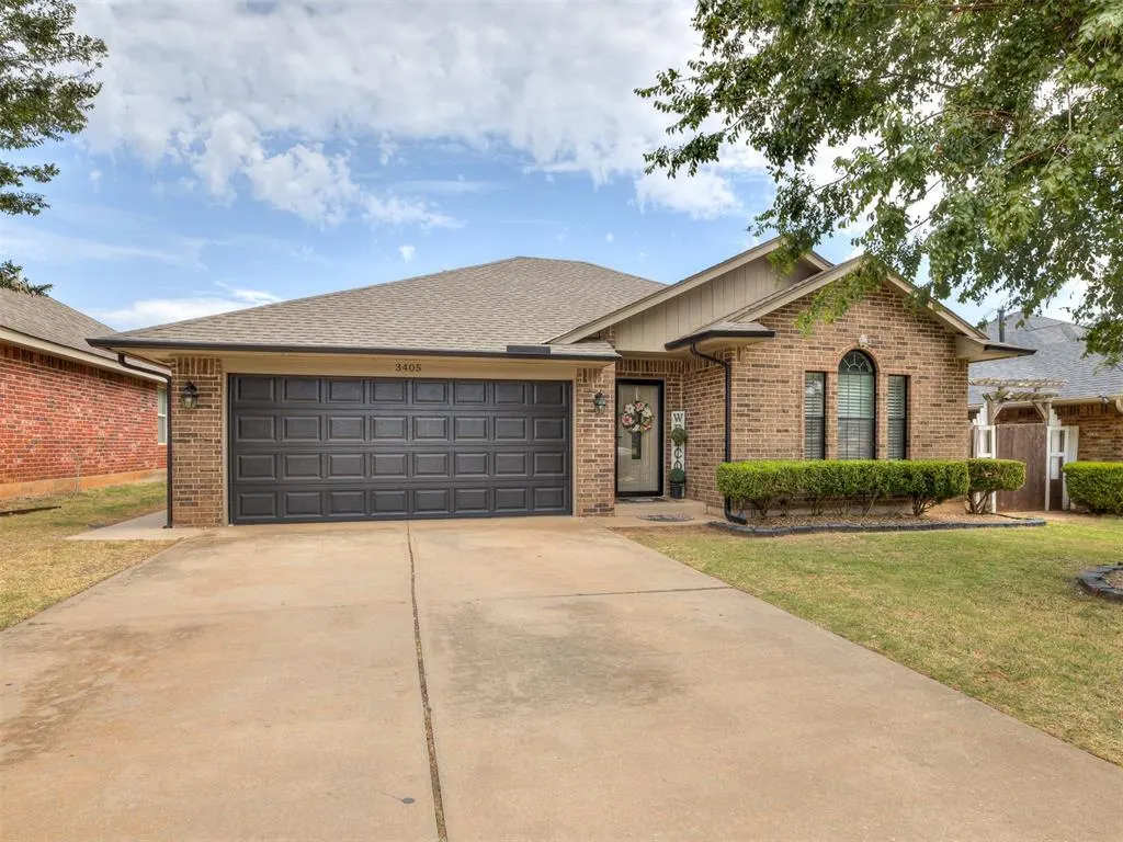 Front exterior — 3405 Shona Way, Norman, OK 73069