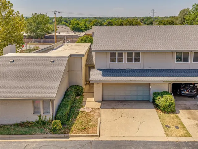 Front exterior — 5838 Hefner Village Court, Oklahoma City, OK 73162