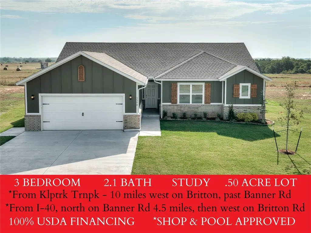 Front exterior — 3390 Manning Farms Boulevard, El Reno, OK 73036