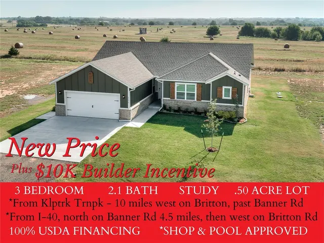 Front exterior — 3390 Manning Farms Boulevard, El Reno, OK 73036