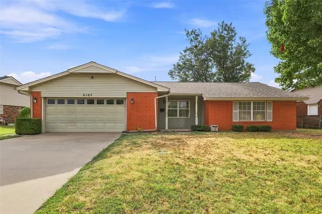 Front exterior — 4107 N Chapman, Shawnee, OK 74804