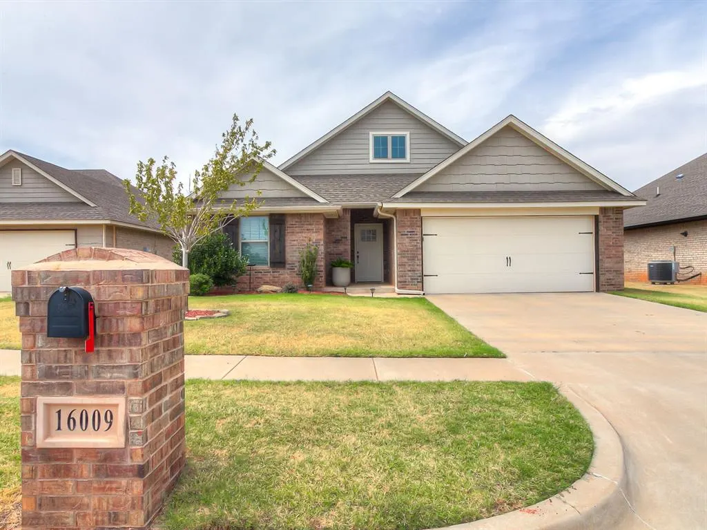 Front exterior — 16009 Iron Tree Lane, Edmond, OK 73013