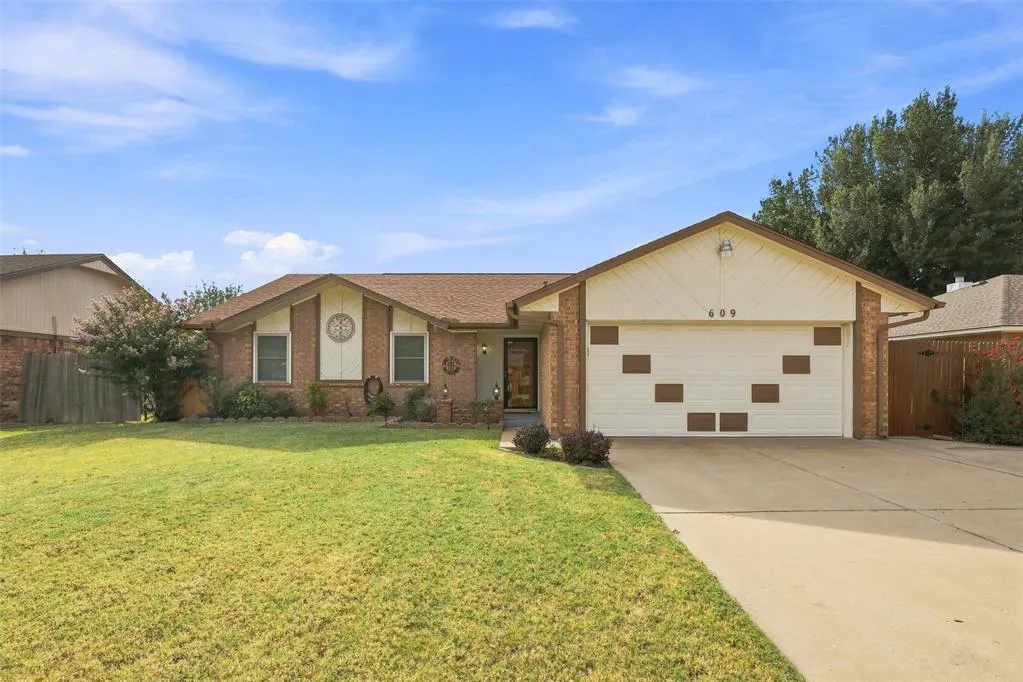 Front exterior — 609 N Morgan Drive, Oklahoma City, OK 73160