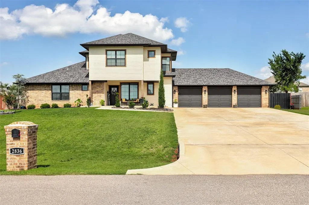 Front exterior — 2836 Redwood Court, Newcastle, OK 73065