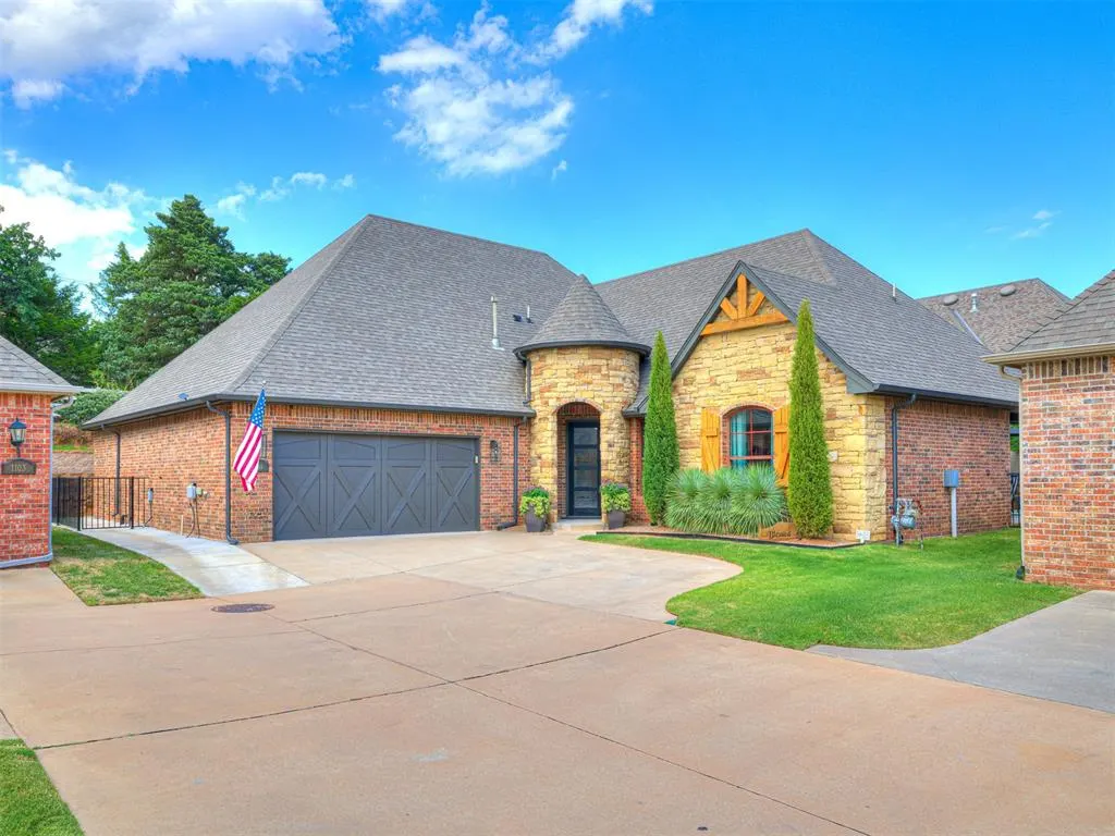 Front exterior — 1065 Villas Creek Drive, Edmond, OK 73003